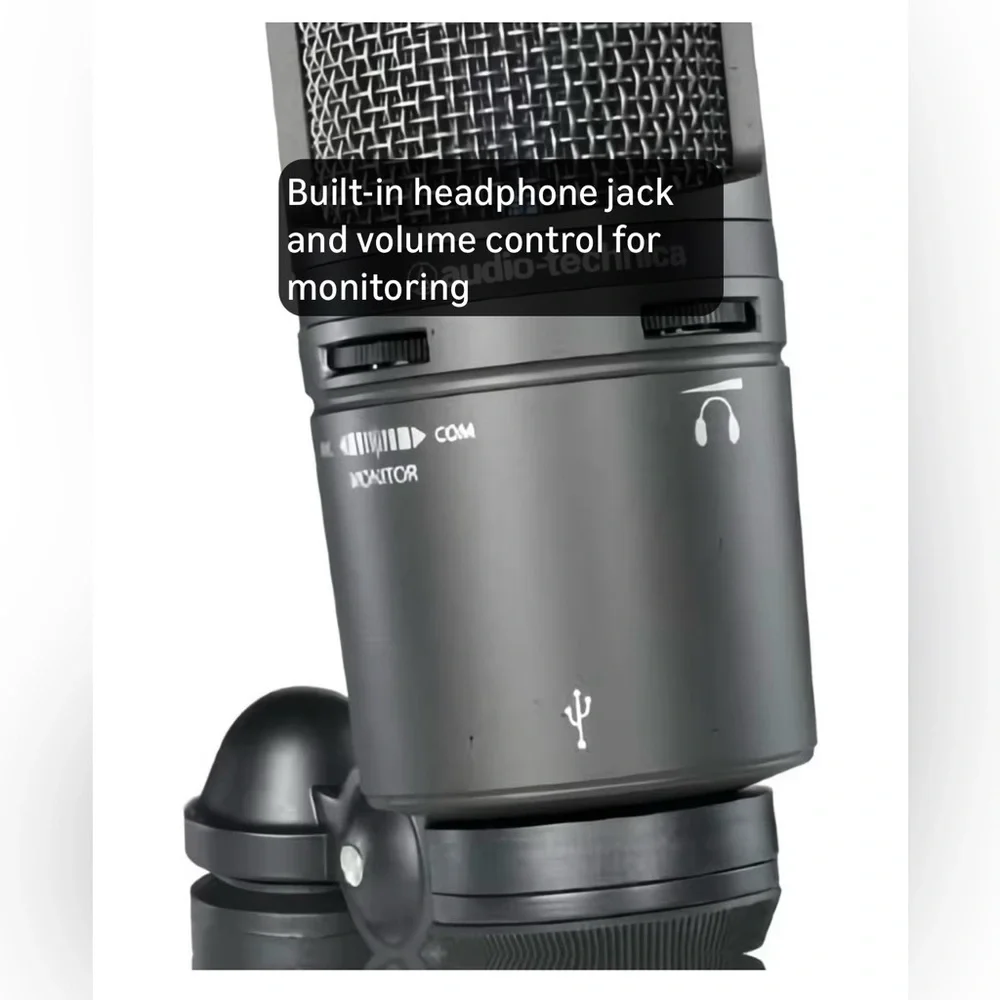 Audio-Technical AT2020USB+ Cardioid Condenser USB Microphone